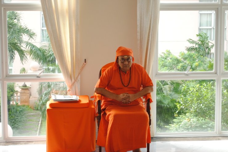At a satsang in Jakarta
