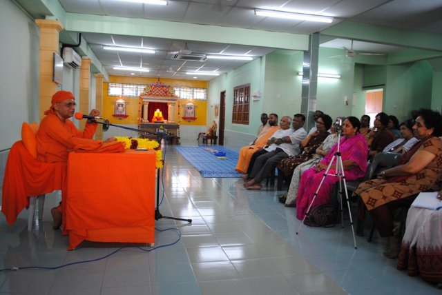 At the Divine Life Society in Melaka