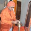 Lighting a lamp at CIRD