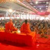 Swamijis conducting the Vishnu Sahasranaama Mahayajna