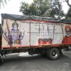 Announcement in English on the Vehicle