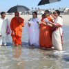 Invocation prayers before collection of water